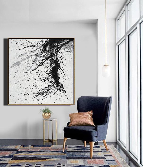 Minimalist Drip Painting #DH29A - Click Image to Close